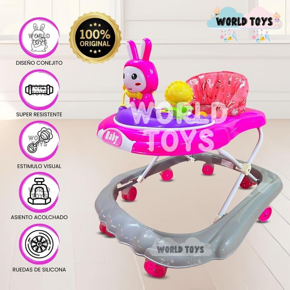 Andador Plegable BUNNY KAWAII Edición Limitada Dark Pink