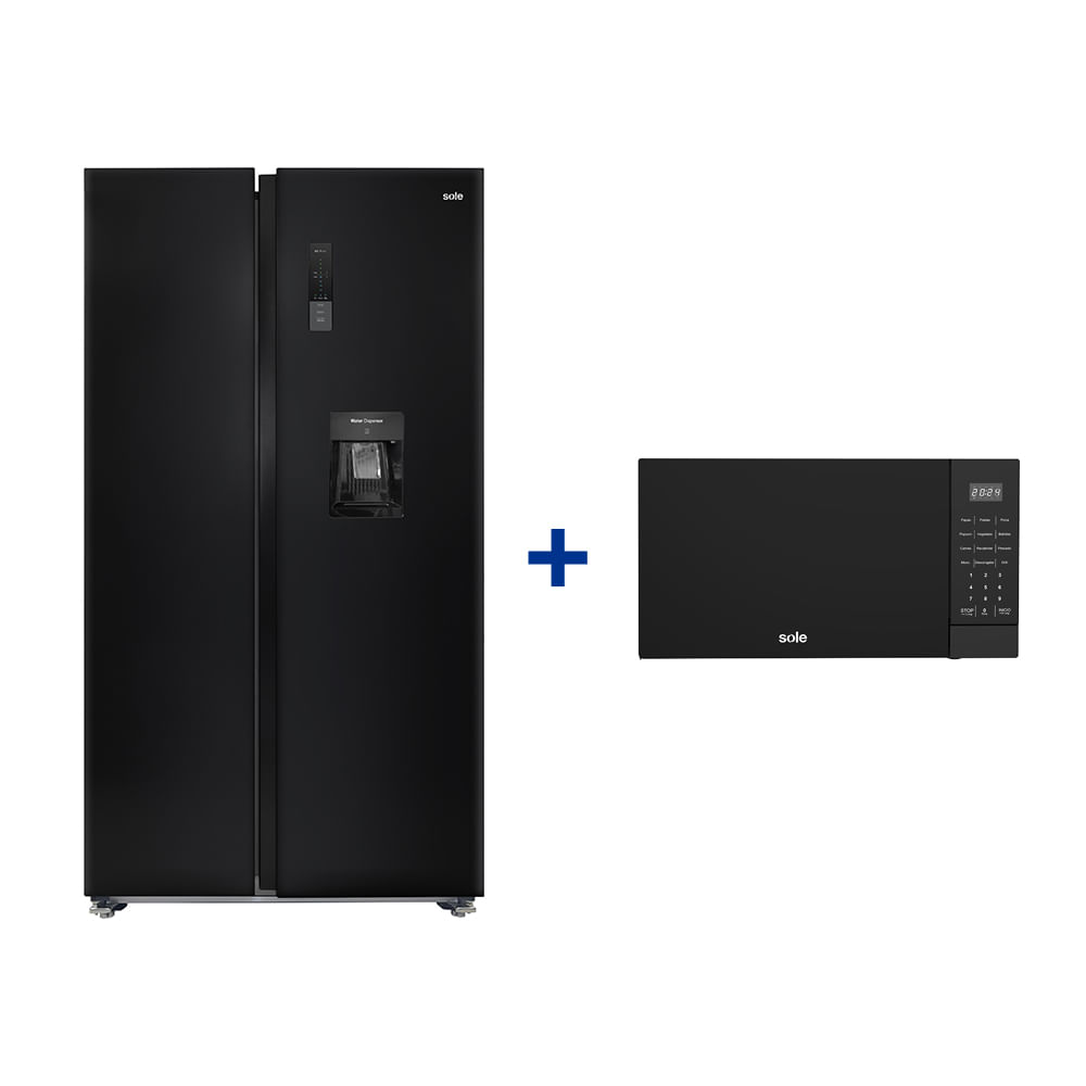 Combo Refrigeradora Montreal 525L y Microondas 3 En 1 Multifunciones 21L