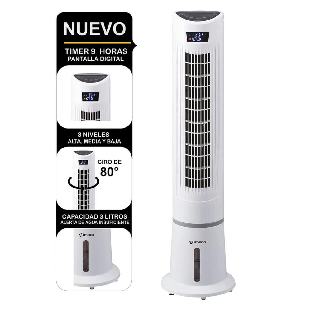 Enfriador De Aire Imaco Digital 58W Humidificador IYS5535