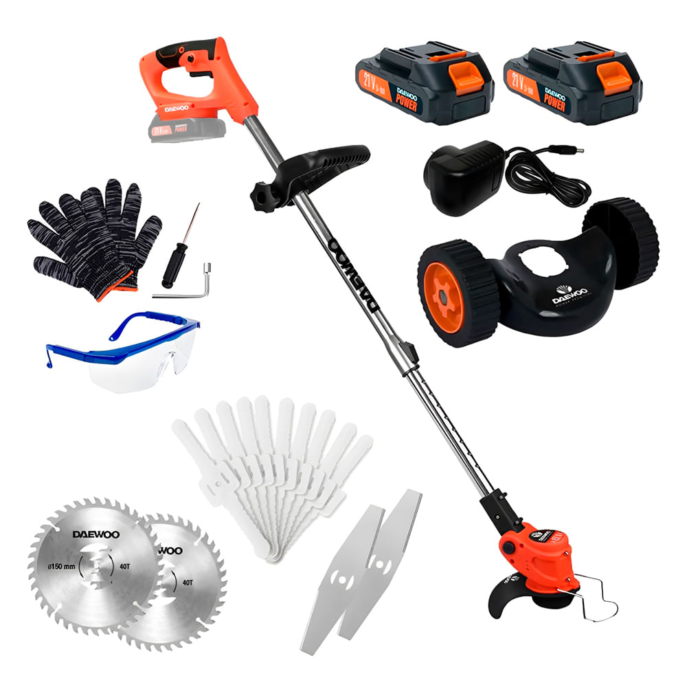 Cortadora de Césped a Batería 21V Daewoo DALBC-20WH 150mm 9500rpm