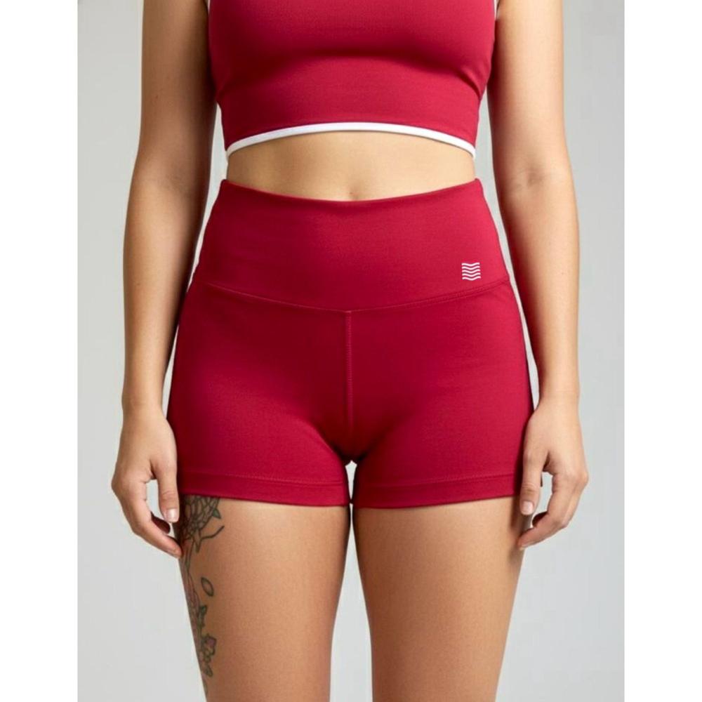 Short deportivo con pretina anatómica para mujer