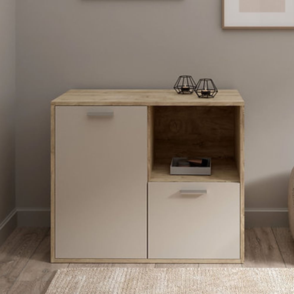 Aparador Persa 2 puertas Beige y Marron | Masiva Home Aparador Persa 2 puertas Beige y Marron | Masiva Home