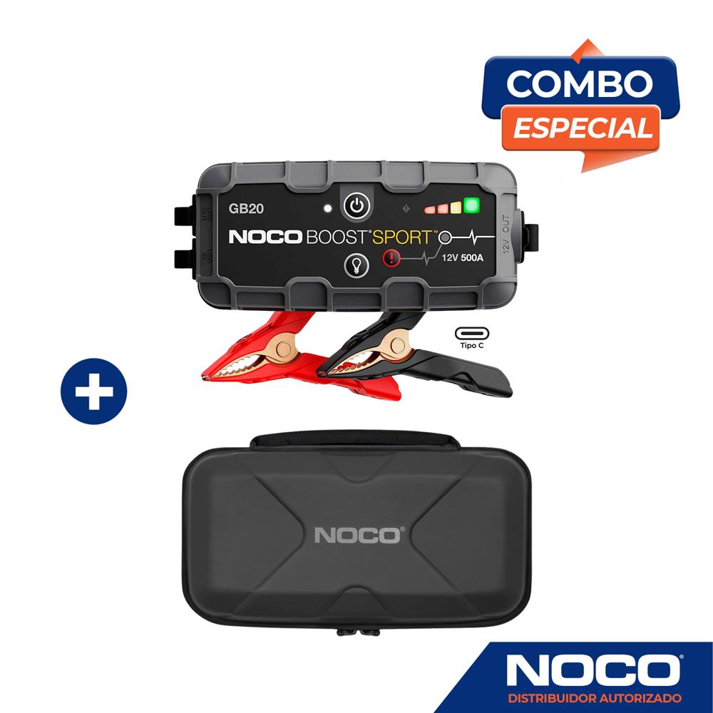 Combo Noco GB20 Arrancador Batería portátil + Estuche
