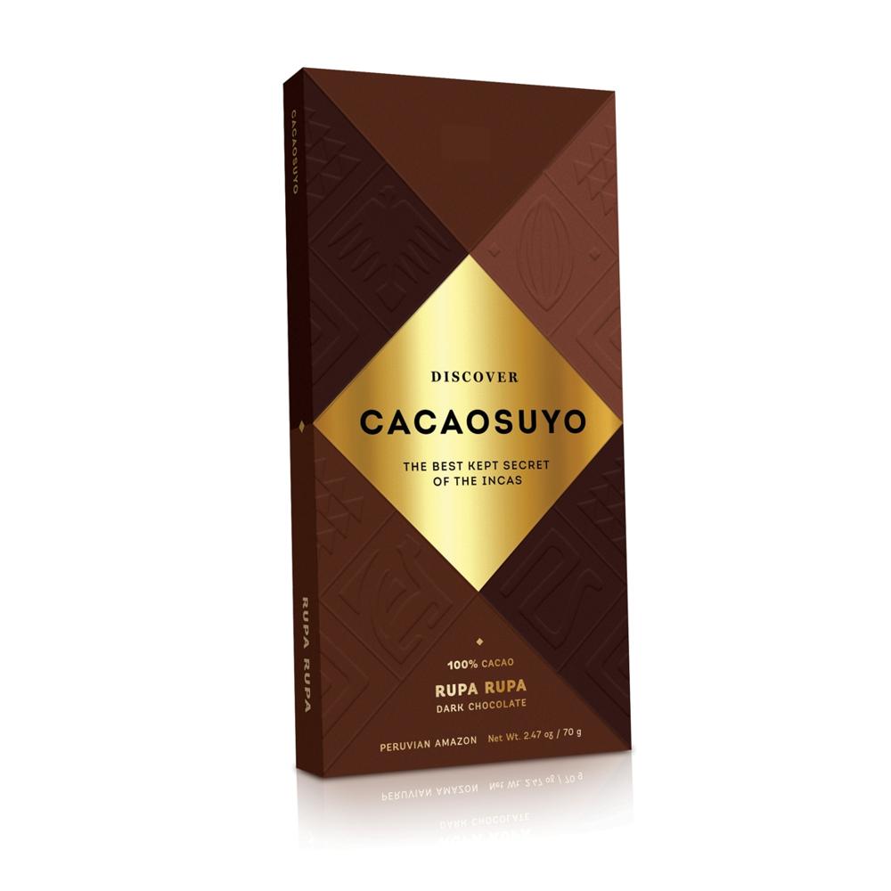 Chocolate Cacaosuyo Rupa Rupa 100% Tableta 70g