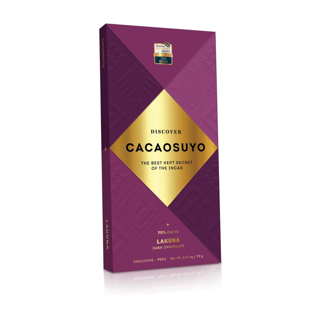 Chocolate Cacaosuyo Lakuna 70% Tableta 70g