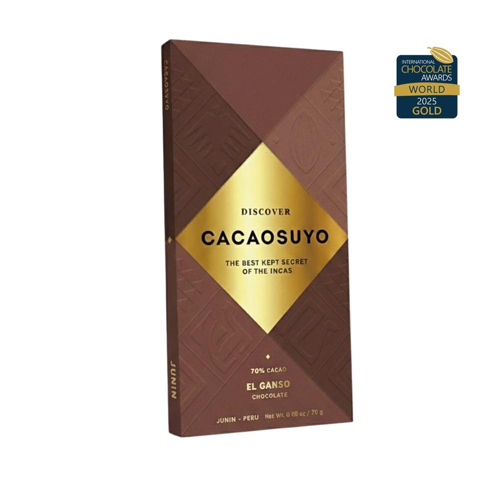 Chocolate Cacaosuyo El Ganso 70% Tableta 70g
