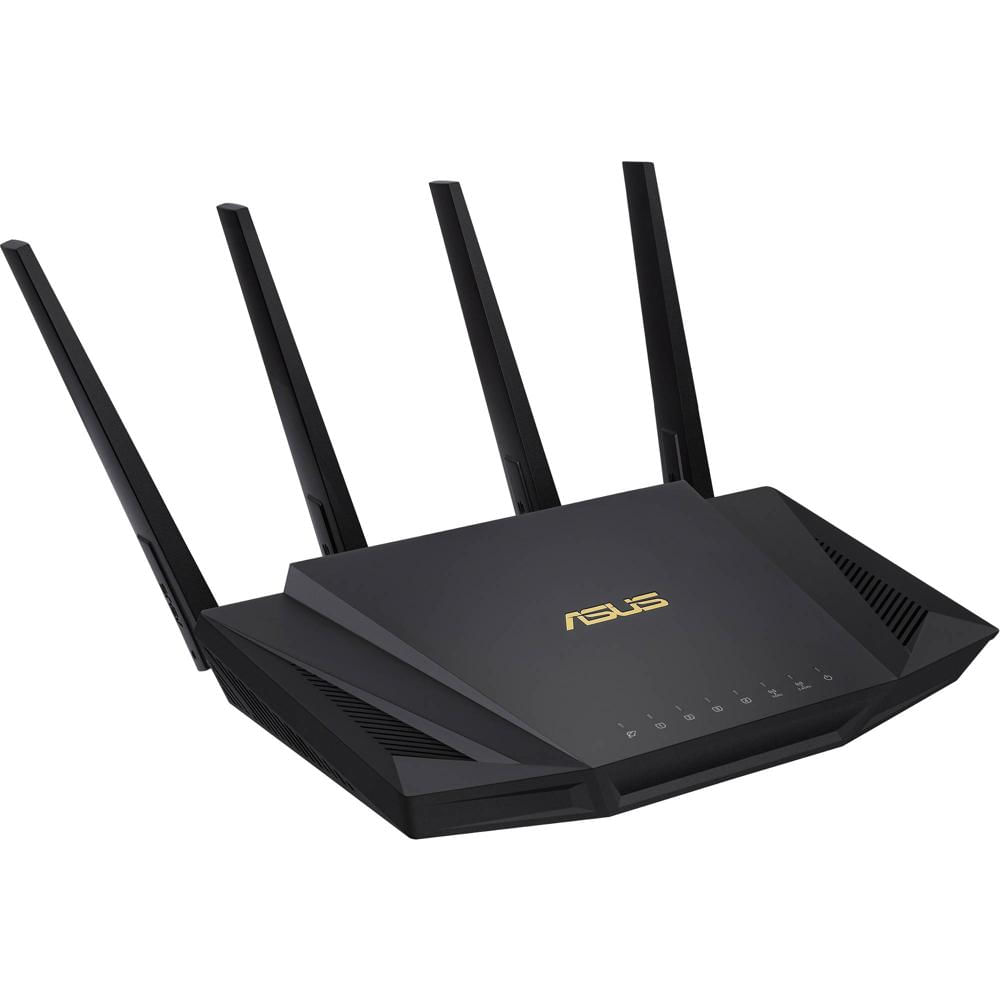 ASUS RT-AX3000 Router Inalámbrico Doble Banda Gigabit Wi-Fi 6 hasta 3000 Mb/s con 4 Antenas Externas 1554741-REG ASUS RT-AX3000 Router Inalámbrico Doble Banda Gigabit Wi-Fi 6 hasta 3000 Mb/s con 4 Antenas Externas 1554741-REG
