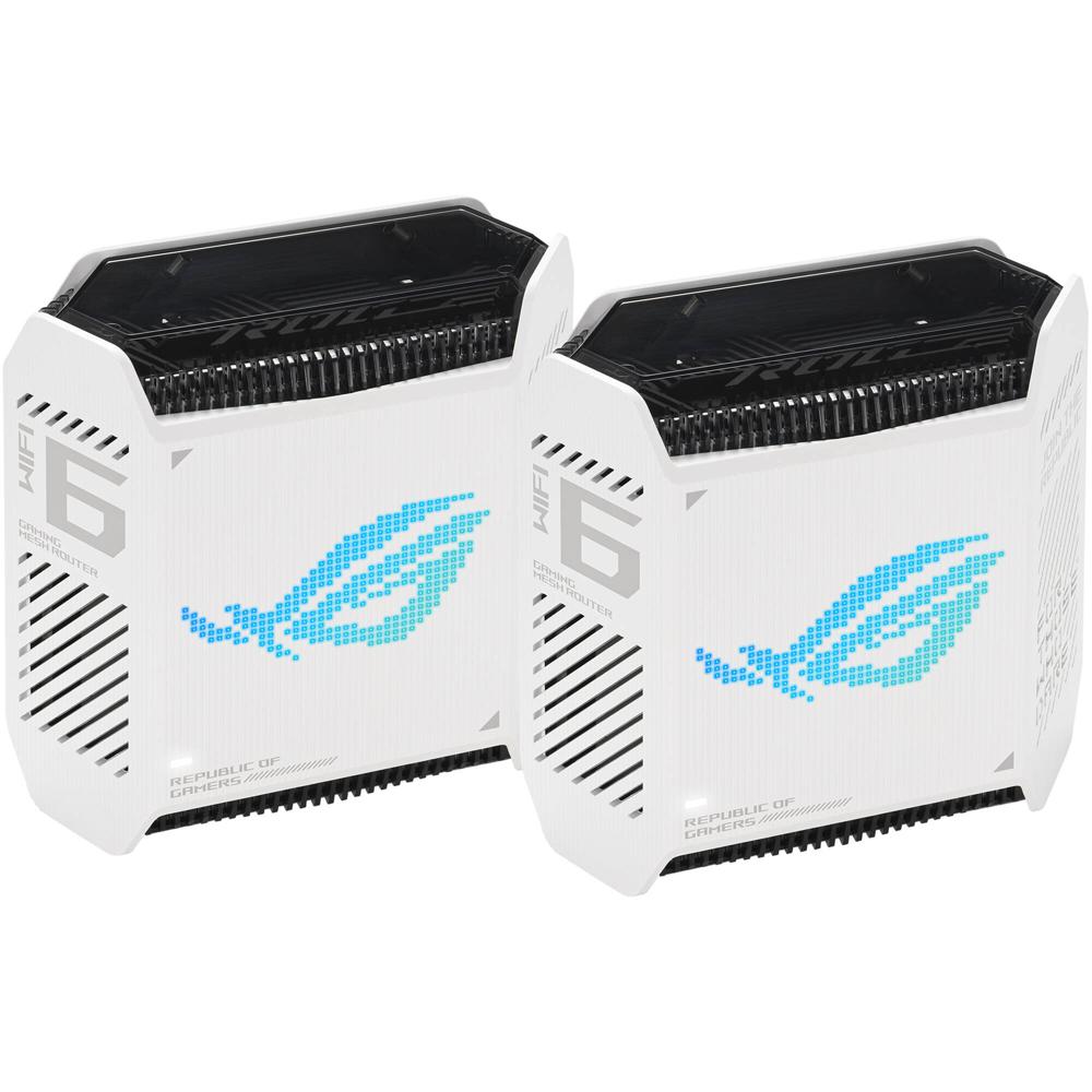 ASUS Republic of Gamers Rapture GT6 AX10000 Sistema Wi-Fi Mesh Inalámbrico Tri-Banda (2-Pack, Blanco 1741891-REG ASUS Republic of Gamers Rapture GT6 AX10000 Sistema Wi-Fi Mesh Inalámbrico Tri-Banda (2-Pack, Blanco 1741891-REG