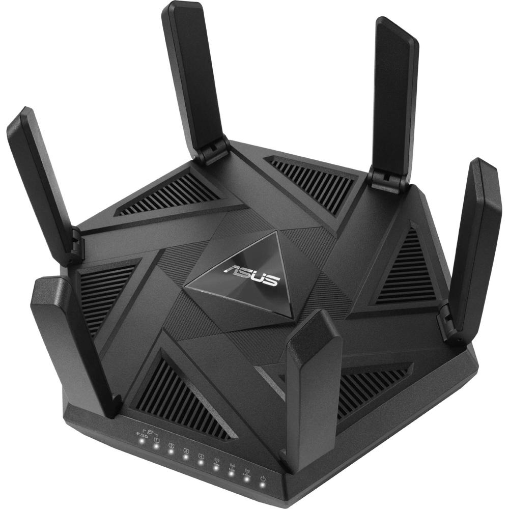 ASUS RT-AXE7800 AXE7800 Router Inalámbrico Tri-Banda Wi-Fi 6E 7780 Mb/s, 2.5G/1G, 6 Antenas Externas
