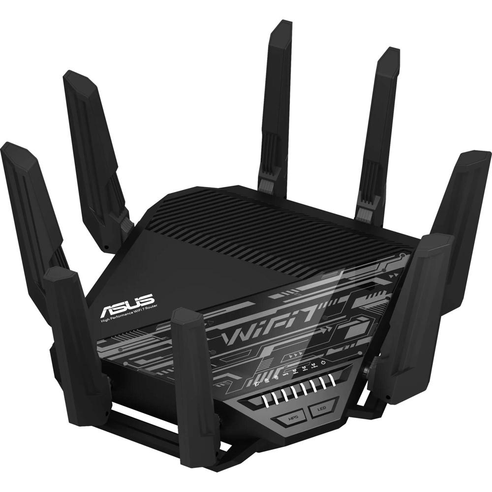 ASUS RT-BE96U BE19000 Router Inalámbrico Tri-Banda Wi-Fi 7 (802.11be) hasta 18,669 Mb/s, 8 Antenas E