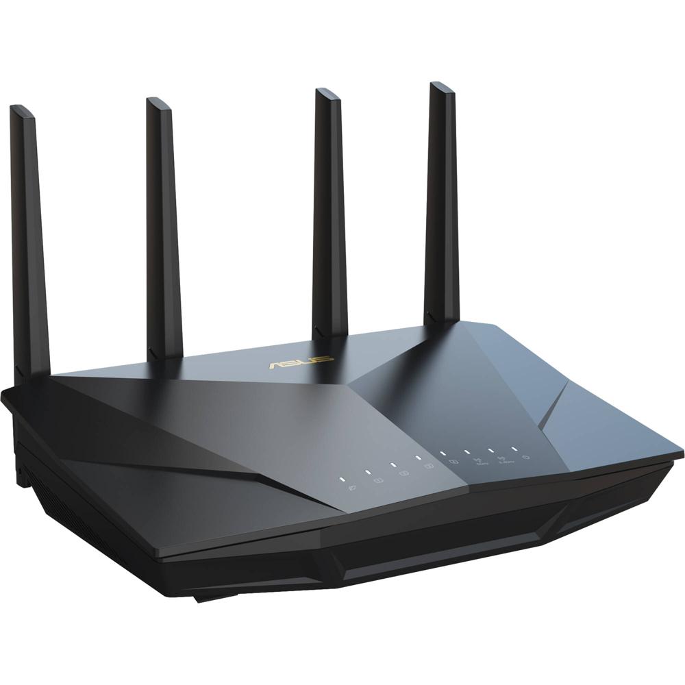 ASUS RT-AX5400 Router Inalámbrico Doble Banda Gigabit Wi-Fi 6 (802.11ax) hasta 5378 Mb/s con 4 Anten 1762247-REG ASUS RT-AX5400 Router Inalámbrico Doble Banda Gigabit Wi-Fi 6 (802.11ax) hasta 5378 Mb/s con 4 Anten 1762247-REG