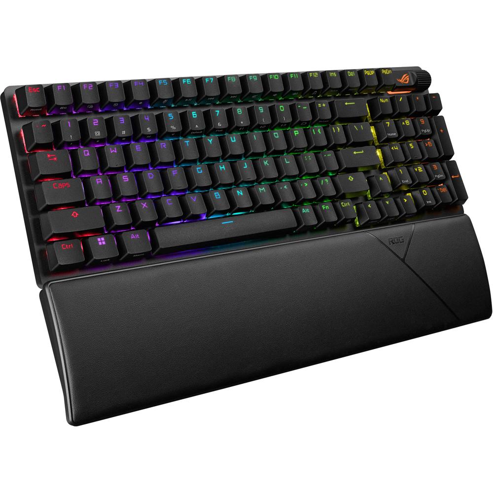 ASUS Republic of Gamers Strix Scope II 96 Teclado Gaming Inalámbrico (Interruptores Lineales NX Snow
