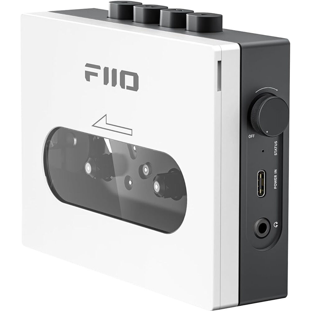 FiiO CP13 Reproductor de Cassettes Estéreo Portátil (Blanco/Negro) - Sonido de Alta Fidelidad, 13 Ho 1821787-REG FiiO CP13 Reproductor de Cassettes Estéreo Portátil (Blanco/Negro) - Sonido de Alta Fidelidad, 13 Ho 1821787-REG