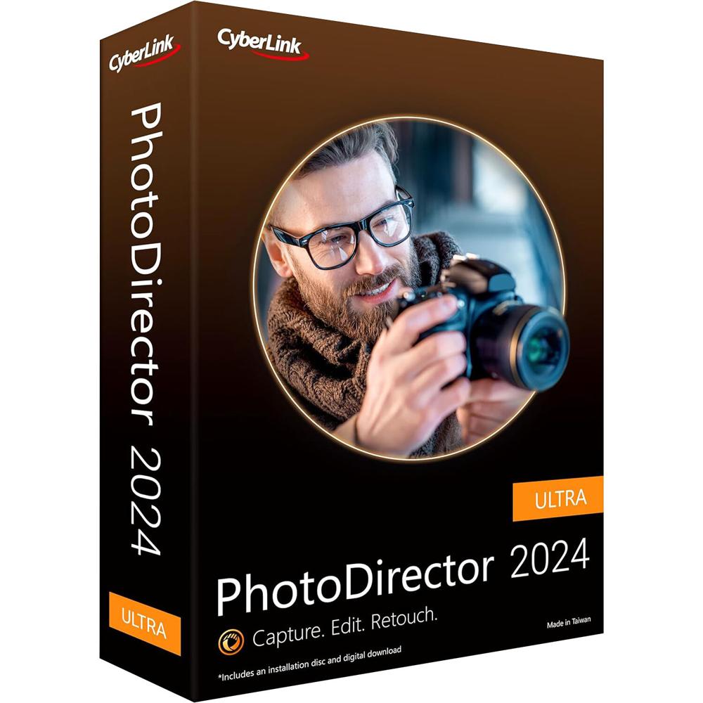 CyberLink PhotoDirector 2024 Ultra: Edición Fotográfica Profesional, Animación de Fotos, Efectos Cre 1791742-REG CyberLink PhotoDirector 2024 Ultra: Edición Fotográfica Profesional, Animación de Fotos, Efectos Cre 1791742-REG