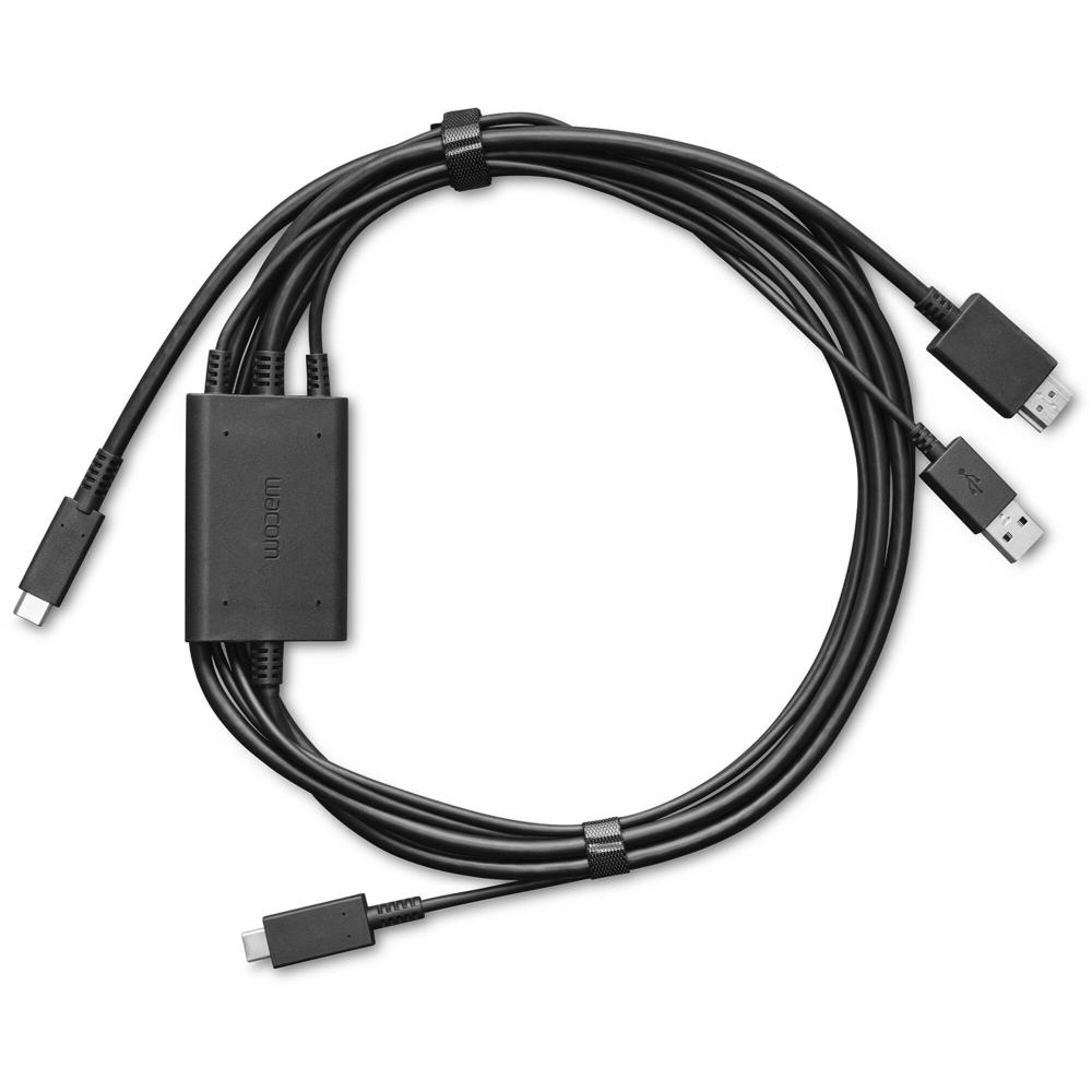 Wacom One Pen Display 2023 Edición - Cable 3 en 1 con Conectores USB-C, USB-A y HDMI, Compatible con 1786633-REG Wacom One Pen Display 2023 Edición - Cable 3 en 1 con Conectores USB-C, USB-A y HDMI, Compatible con 1786633-REG
