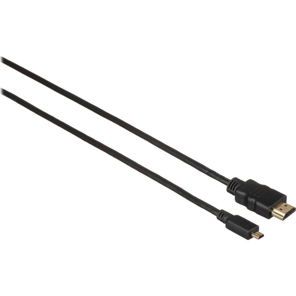 Cable Kramer Micro-HDMI a HDMI de Alta Velocidad con Ethernet (6') - Soporta 4K UHD a 60 Hz, Audio M