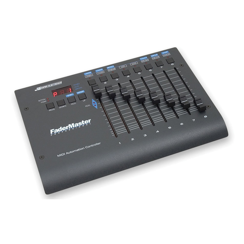 JLCooper FaderMaster Pro - Controlador MIDI de Automatización con 8 Faders 423587-REG JLCooper FaderMaster Pro - Controlador MIDI de Automatización con 8 Faders 423587-REG