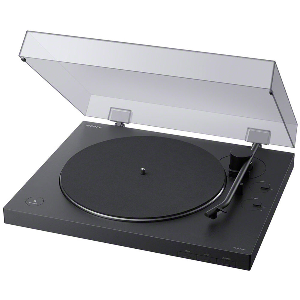 Tocadiscos Estéreo Sony PS-LX310BT con Bluetooth y USB - Reproduce Vinilos 33 1/3 y 45 rpm, Previo d 1472758-REG Tocadiscos Estéreo Sony PS-LX310BT con Bluetooth y USB - Reproduce Vinilos 33 1/3 y 45 rpm, Previo d 1472758-REG