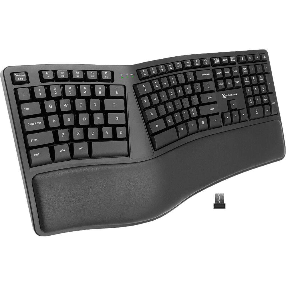 Teclado Ergonómico Inalámbrico X9 Performance de 110 Teclas con Receptor USB-A, Atajos y Teclado Num 1717882-REG Teclado Ergonómico Inalámbrico X9 Performance de 110 Teclas con Receptor USB-A, Atajos y Teclado Num 1717882-REG