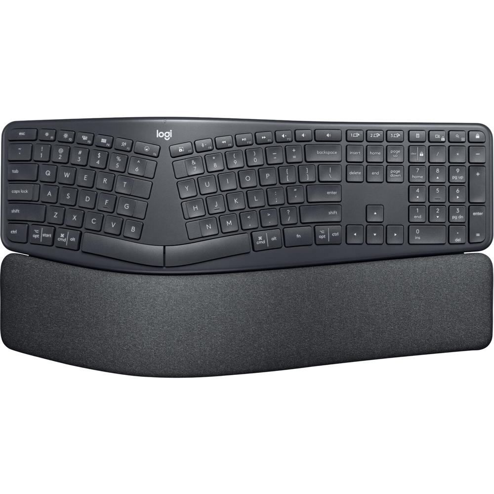 Teclado Ergonómico Inalámbrico Logitech ERGO K860 con Conexión Bluetooth 5.0, Reposamuñecas Ajustabl 1540505-REG Teclado Ergonómico Inalámbrico Logitech ERGO K860 con Conexión Bluetooth 5.0, Reposamuñecas Ajustabl 1540505-REG