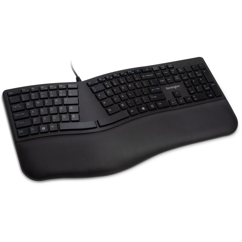 Teclado Ergonomico Kensington Pro Fit Ergo con Conexión USB, Teclas Divididas y Inclinación Ajustabl 1518961-REG Teclado Ergonomico Kensington Pro Fit Ergo con Conexión USB, Teclas Divididas y Inclinación Ajustabl 1518961-REG