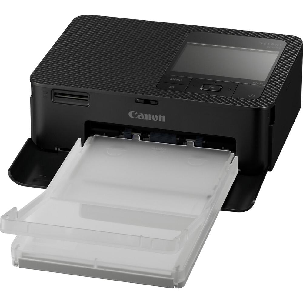 Impresora de Fotos Compacta Canon SELPHY CP1500 (Negra) - Diseño Portátil con Batería, Impresión des 1728026-REG Impresora de Fotos Compacta Canon SELPHY CP1500 (Negra) - Diseño Portátil con Batería, Impresión des 1728026-REG