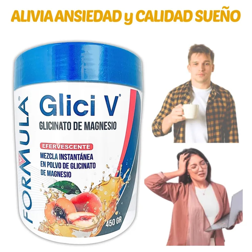 GLICINATO DE MAGNESIO 500MG 450GR ALTA CONCENTRACIÓN EN POLVO