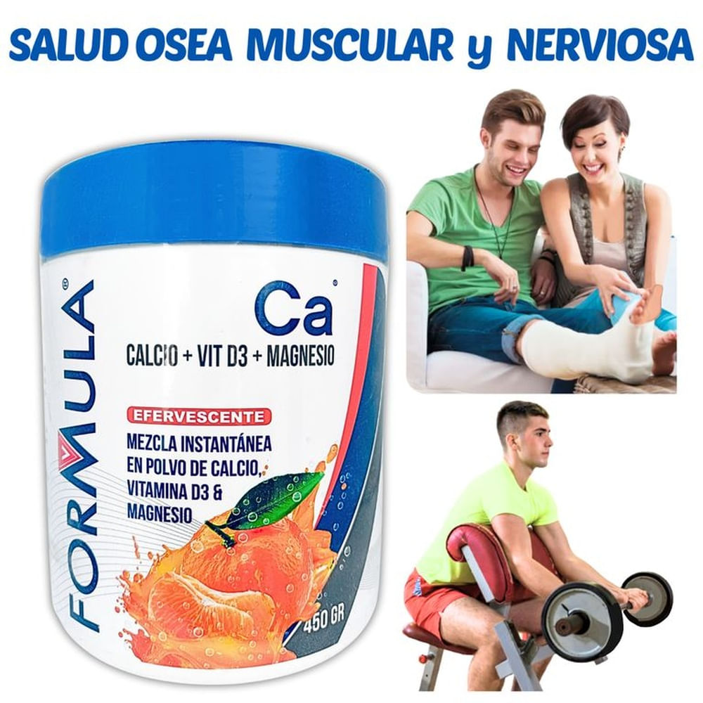 CITRATO CALCIO 1000 MG EN POLVO 450 GR VIT D3 CITRATO MG FORMULA V