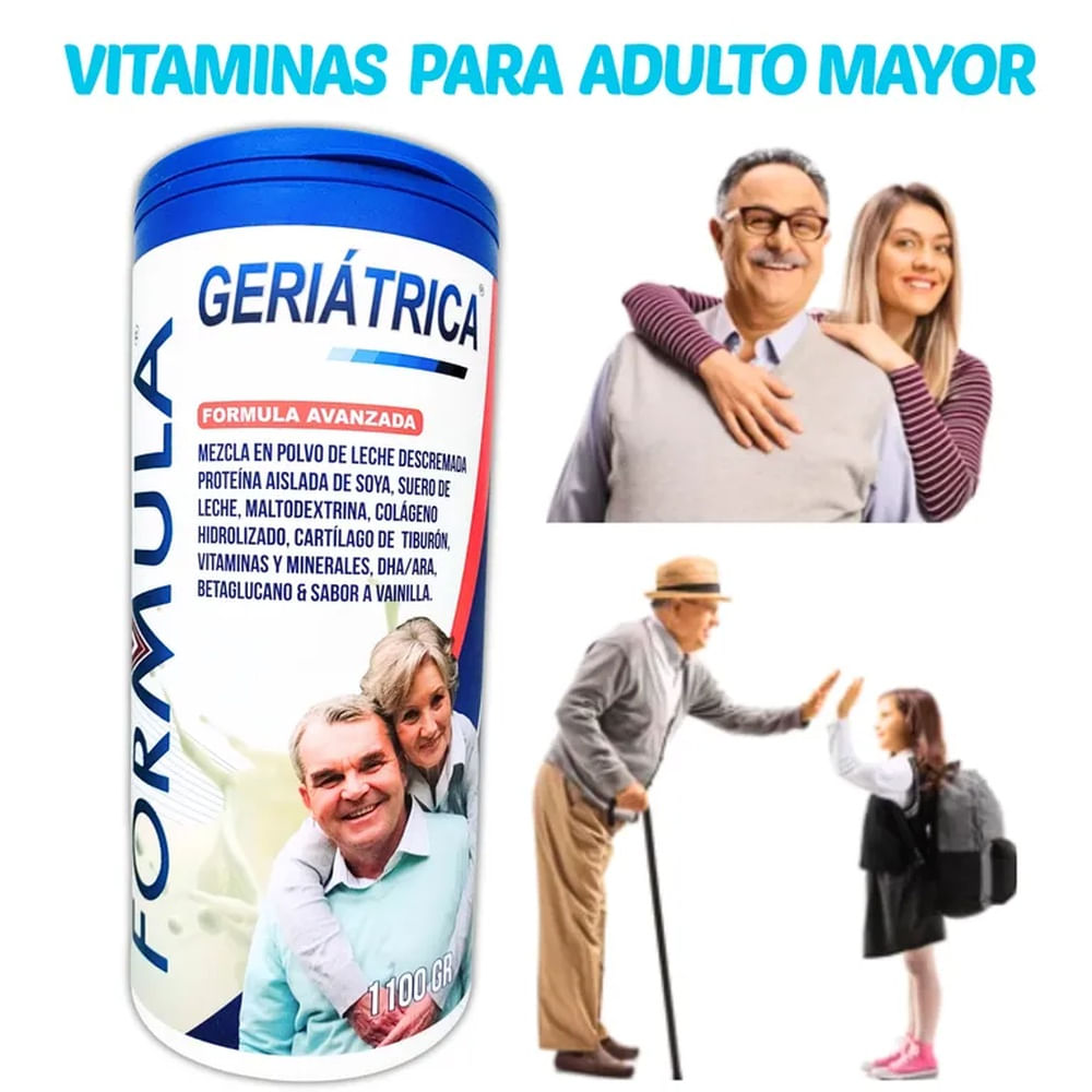 SUPLEMENTO GERIÁTRICO VITAMINAS ADULTO MAYOR 1.1 KILO FORMULA V
