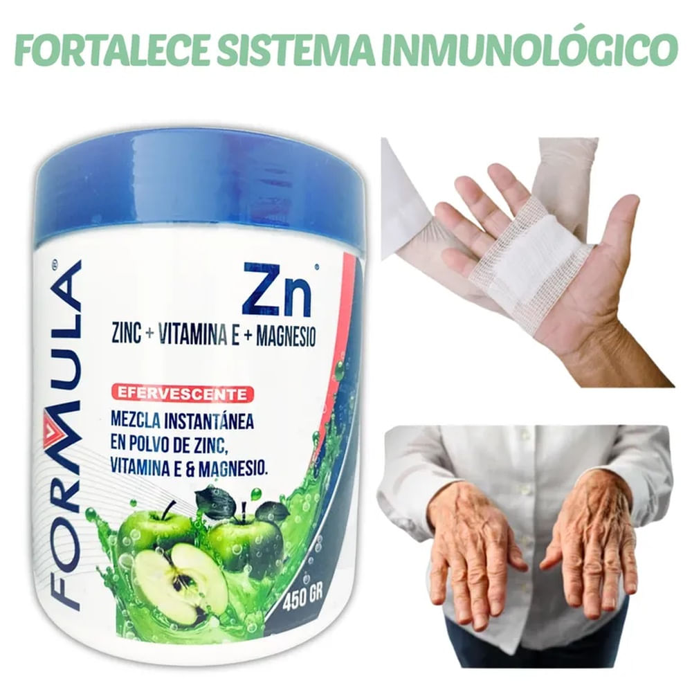 ZINC ADULTO VITAMINA E MAGNESIO 450 GRAMOS EN POLVO FORMULA V