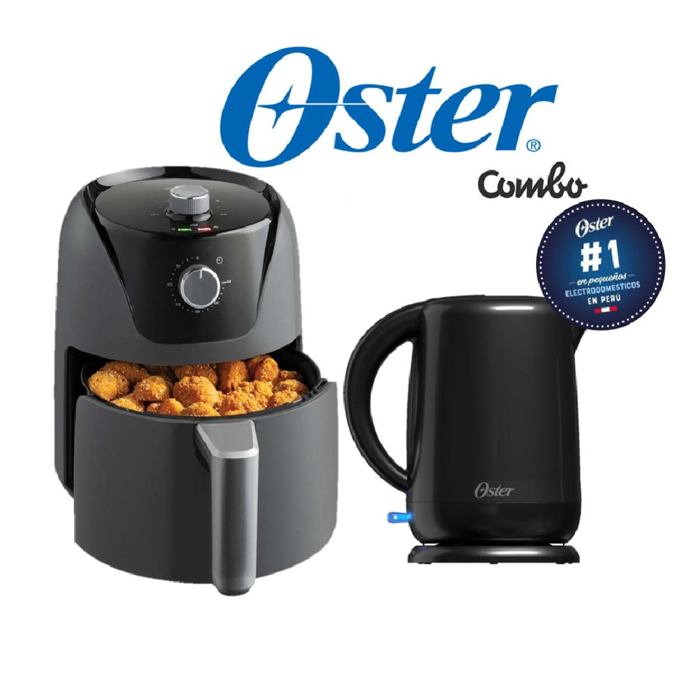 Combo Oster Hervidor BVSTKT3101053 y Freidora de aire 4L CKSTAF40MDF