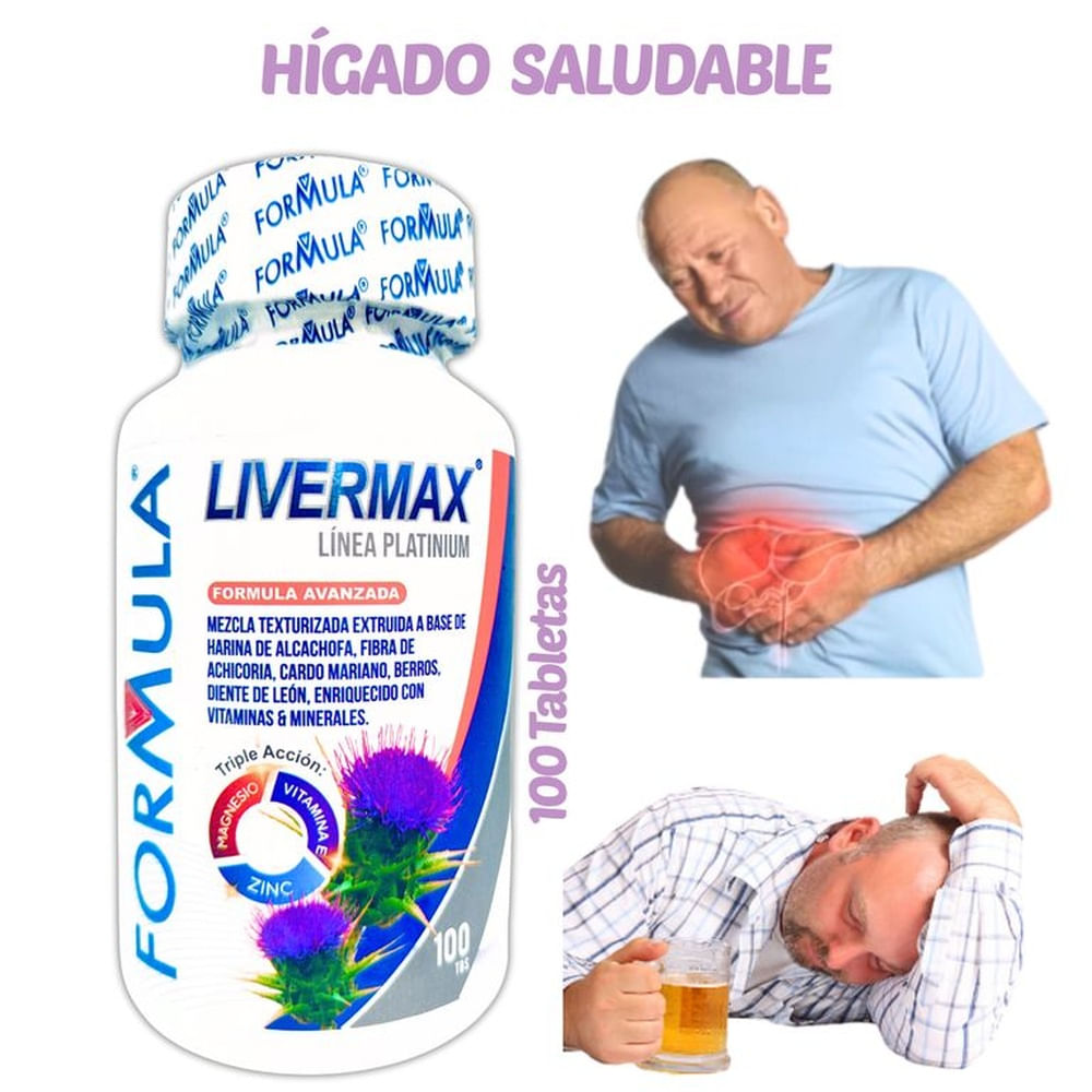 SILIMARINA 100 CAPSULAS CON ALCACHOFA Y DIENTE DE LEÓN FORMULA V