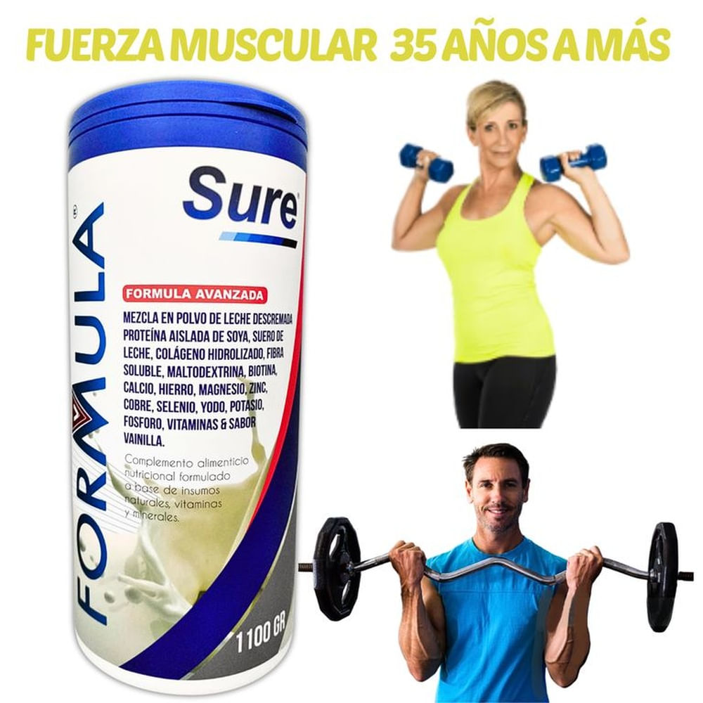 1KILO 100GR SUPLEMENTO ADULTO CON COLÁGENO - VITALIDAD Y FUERZA TOTAL