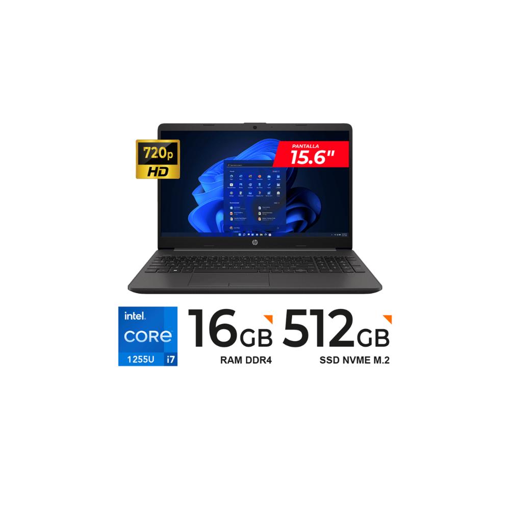 Laptop HP 250 G9 15.6 LCD LED HD SVA Core i7-1255U 1.70-4.70GHz 16GB DDR4 512GB SSD FreeDOS
