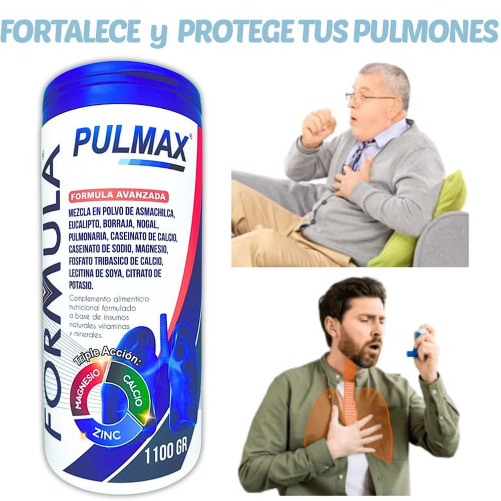SUPLEMENTO PARA PROTEGER Y FORTALECER PULMONES 1.1 KILO FORMULA V