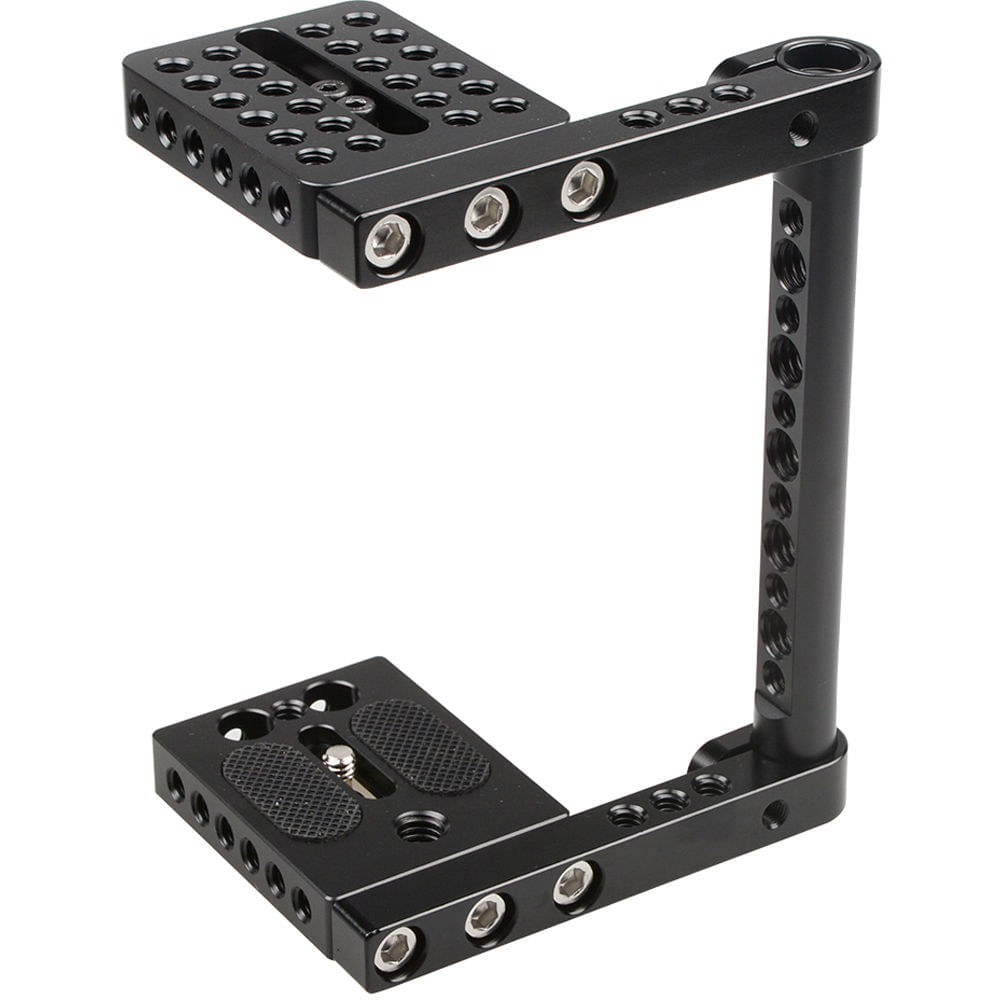 CAMVATE C-Frame Cage para Cámaras DSLR Canon, Nikon, Sony y Panasonic - Construcción de Aluminio CN 1434564-REG CAMVATE C-Frame Cage para Cámaras DSLR Canon, Nikon, Sony y Panasonic - Construcción de Aluminio CN 1434564-REG