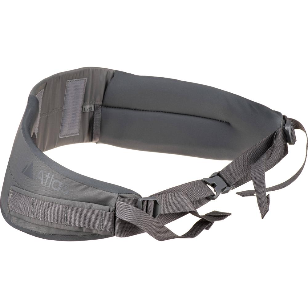 Cinturón para Atletas AtlasPacks (Gris, Grande/X-Large) - Cinturón de Cintura con Espuma Acolchada,