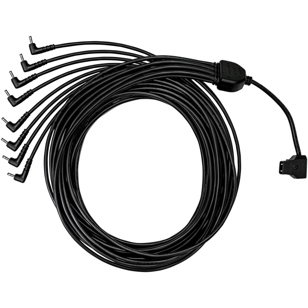 Cable Divisor Astera D-Tap 8 a 1 para Bombilla LED NYX - Alimenta Múltiples Bombillas LED NYX desde