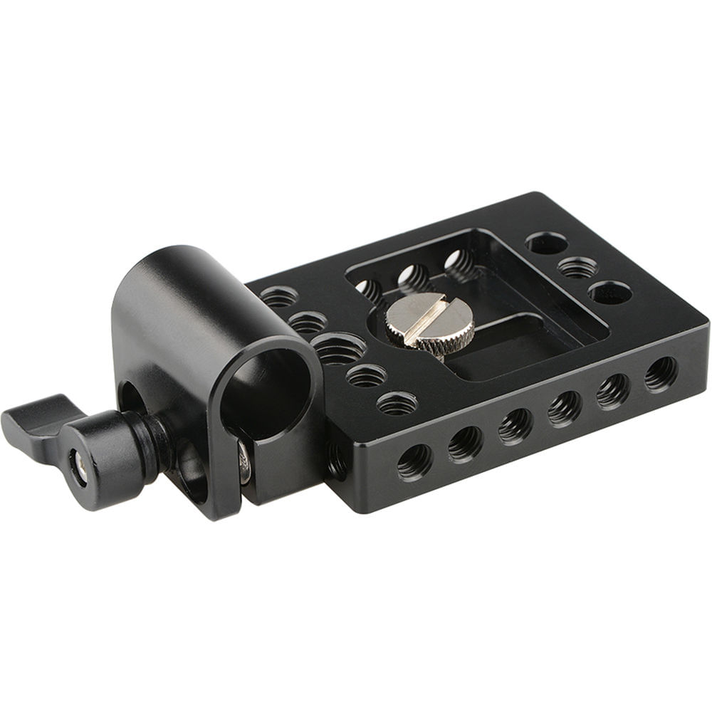 CAMVATE Mini Mounting Plate with 15mm Rod Clamp