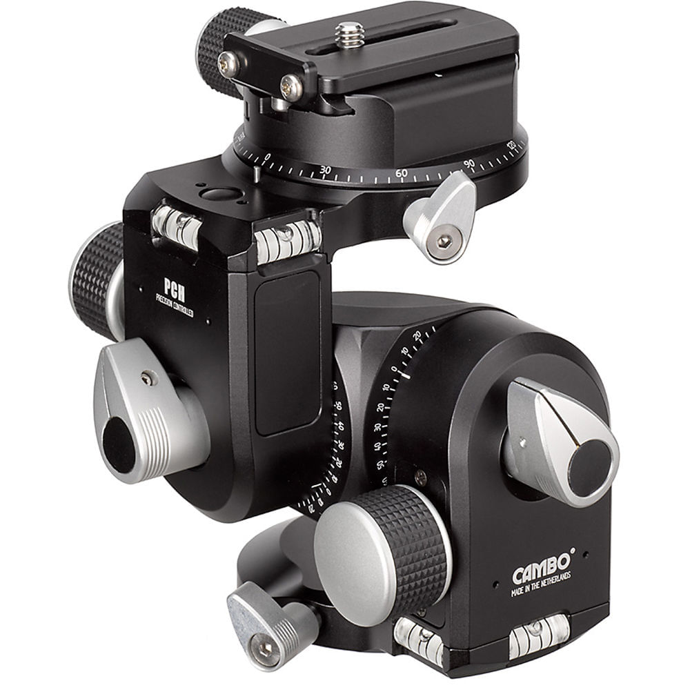 Cambo PCH Cabezal de Precisión Controlado por Engranajes - Capacidad de Carga 8.8 lb, Altura Máxima