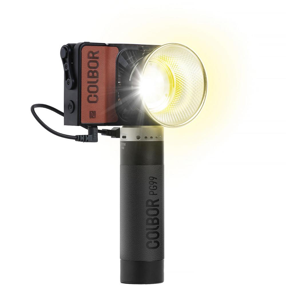 COLBOR Wonder W60 Bi-Color LED Monolight (PG99 Power Grip Kit)