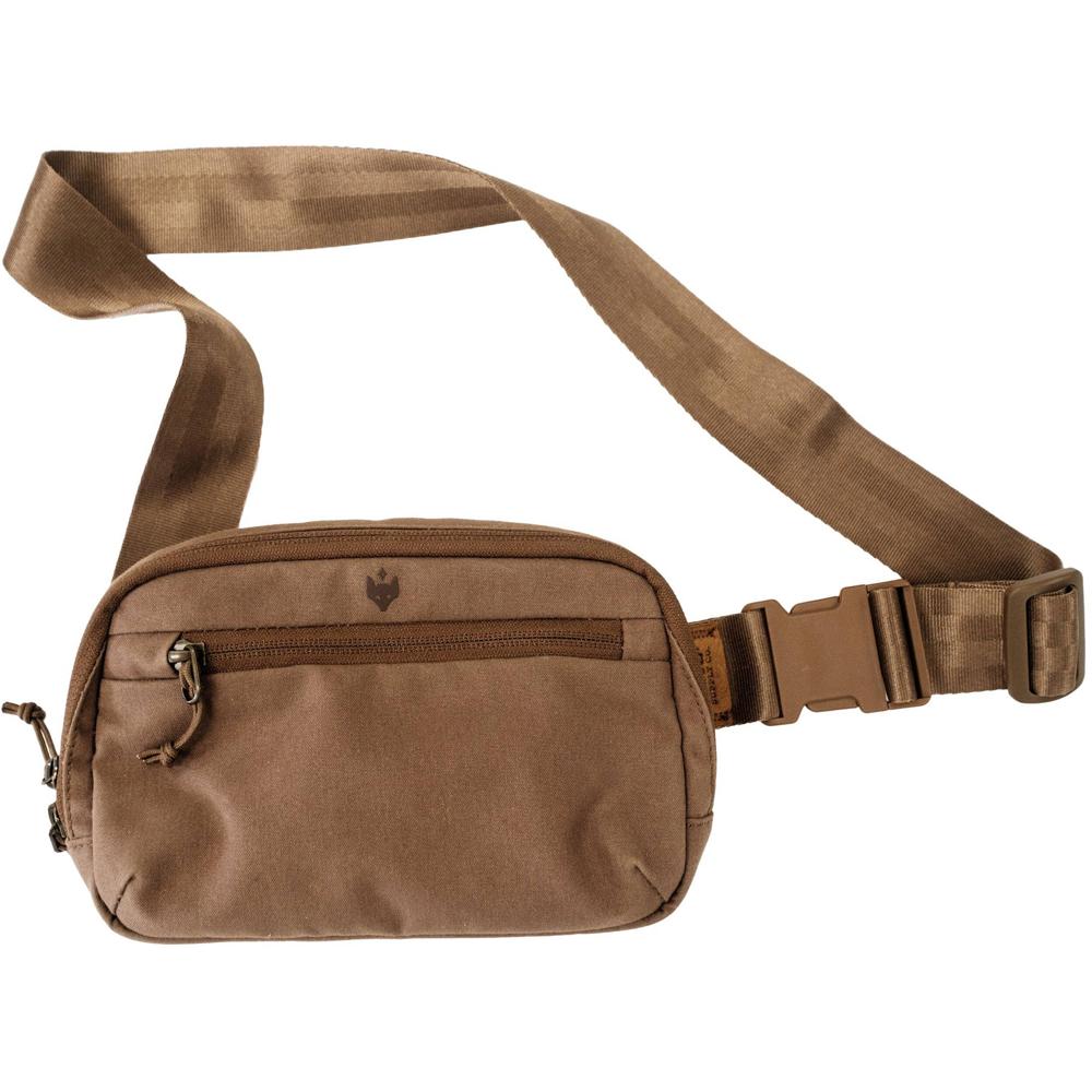 Clever Supply Co. Sidekick Belt Bag (Tan) - Bolsa de Cintura para Cámaras Compactas, Uso Cruzado o