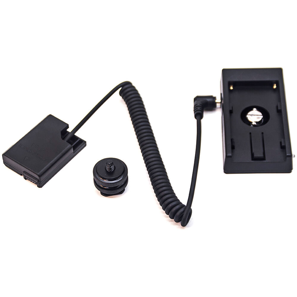 Placa de Batería L-Series DigitalFoto Solution Limited para Batería Falsa EN-EL14 (Cable Enrollado