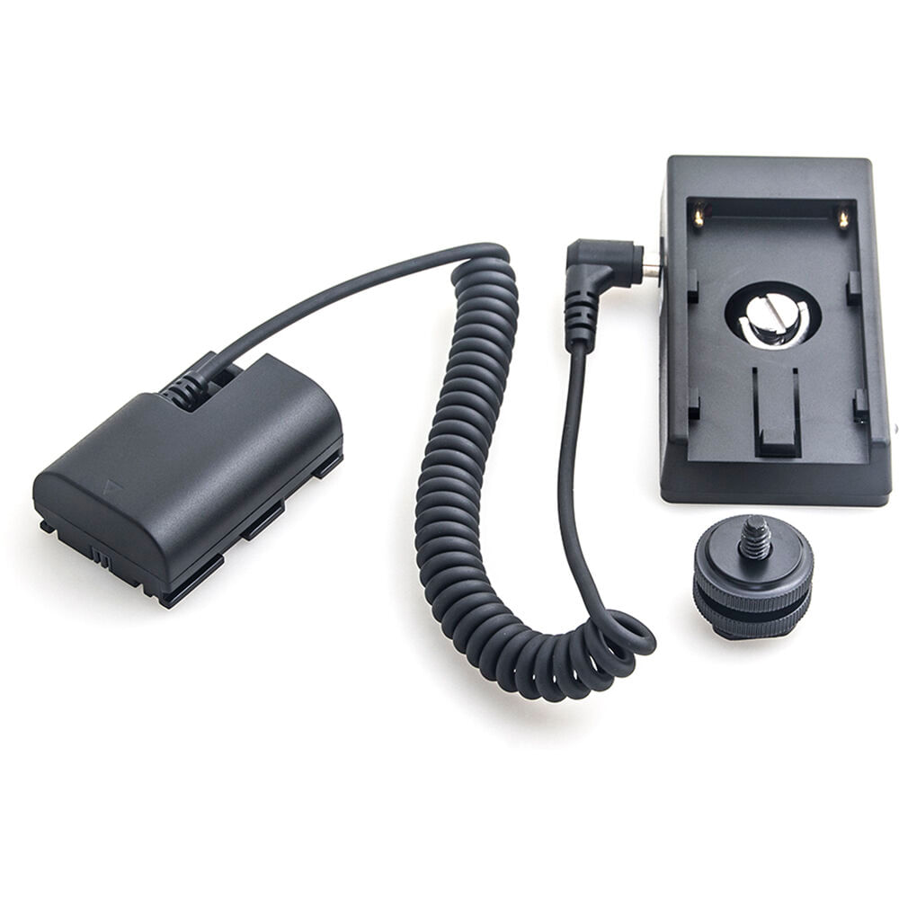 Placa de Batería L-Series DigitalFoto Solution Limited con Batería Dummy LP-E6 y Cable Enrollado de