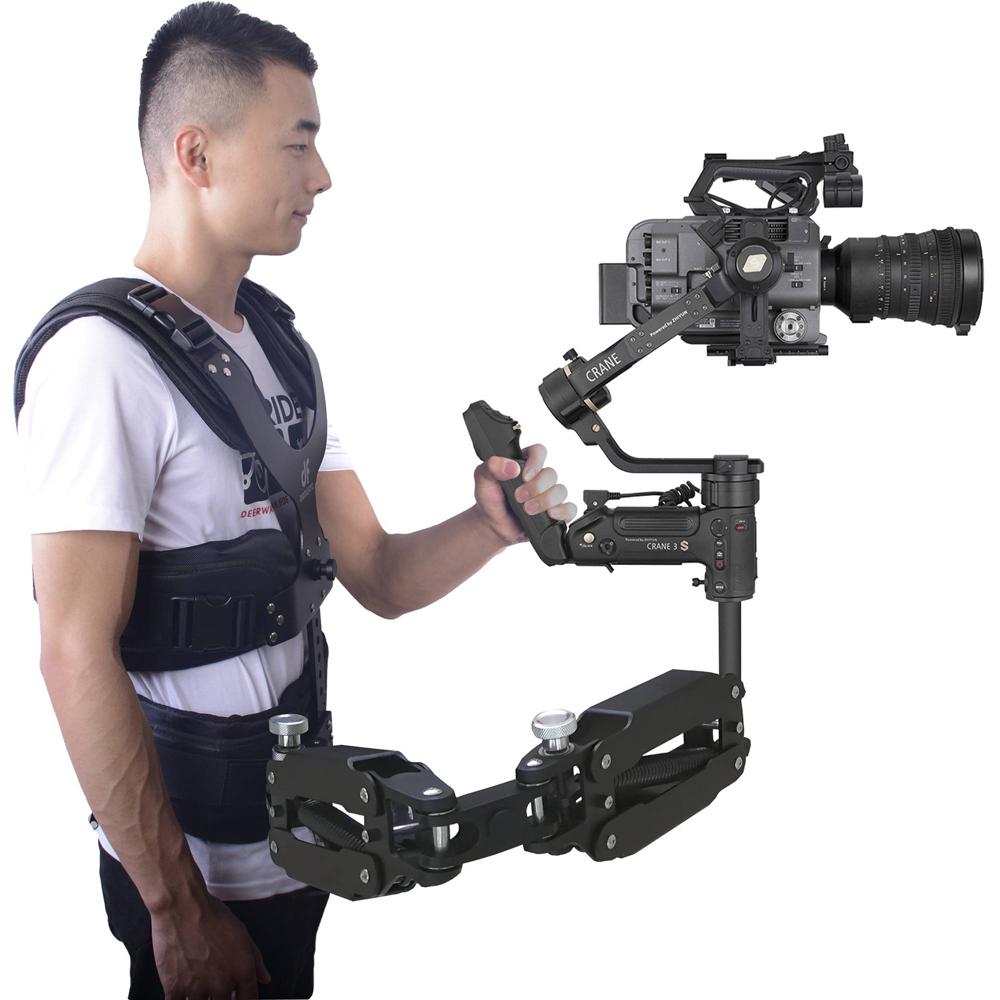 Chaleco de Soporte DigitalFoto Solution Limited THANOS-PRO con Brazo de Doble Resorte para Gimbals