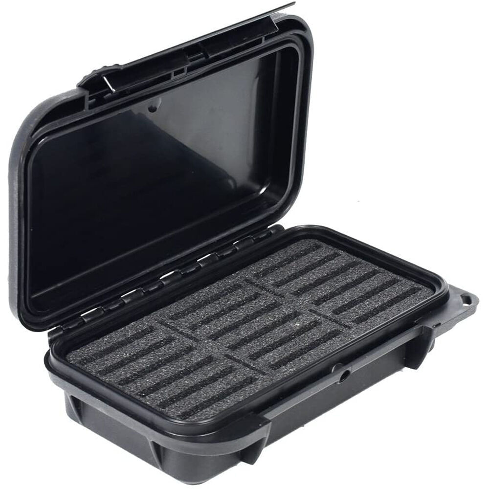 Elephant Elite Waterproof Hard Memory Card Case (Black Case, Black Foam)