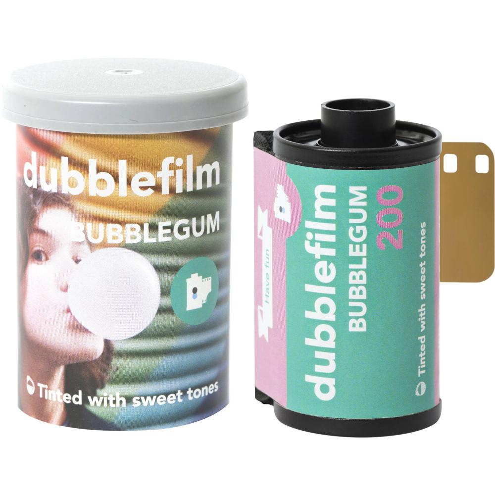dubblefilm Bubblegum 200 - Película Negativa Color (35mm, 36 Exposiciones) - Film Balanceado para L