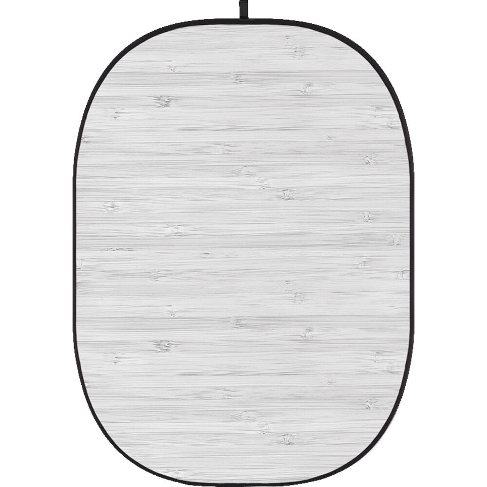 Fondo Colapsable Godox 5 x 6' (Pared de Madera 6) - Sin Arrugas, Estructura Autosoportante, Ideal p