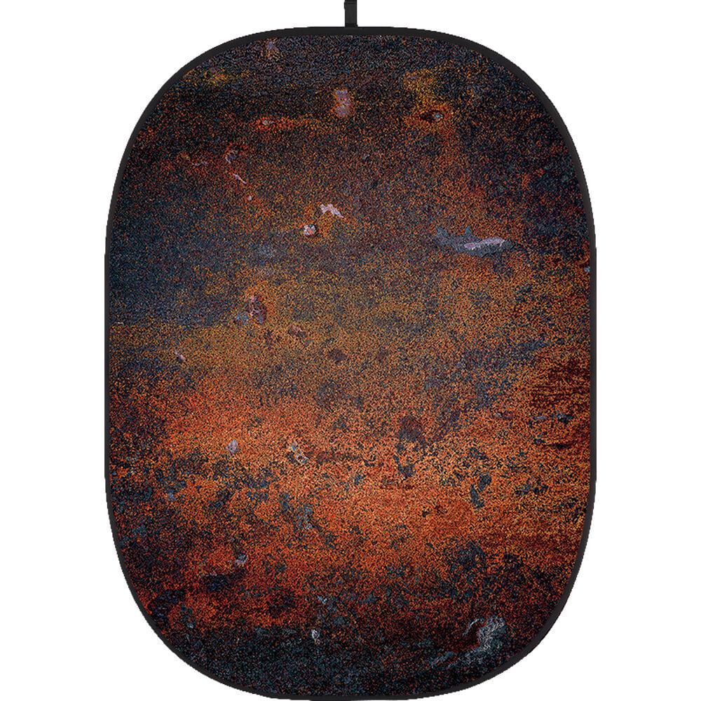 Fondo Colapsable Godox 5 x 6' (Pared Oxidada 11) - Sin Arrugas, Estructura Autosoportante, Ideal pa