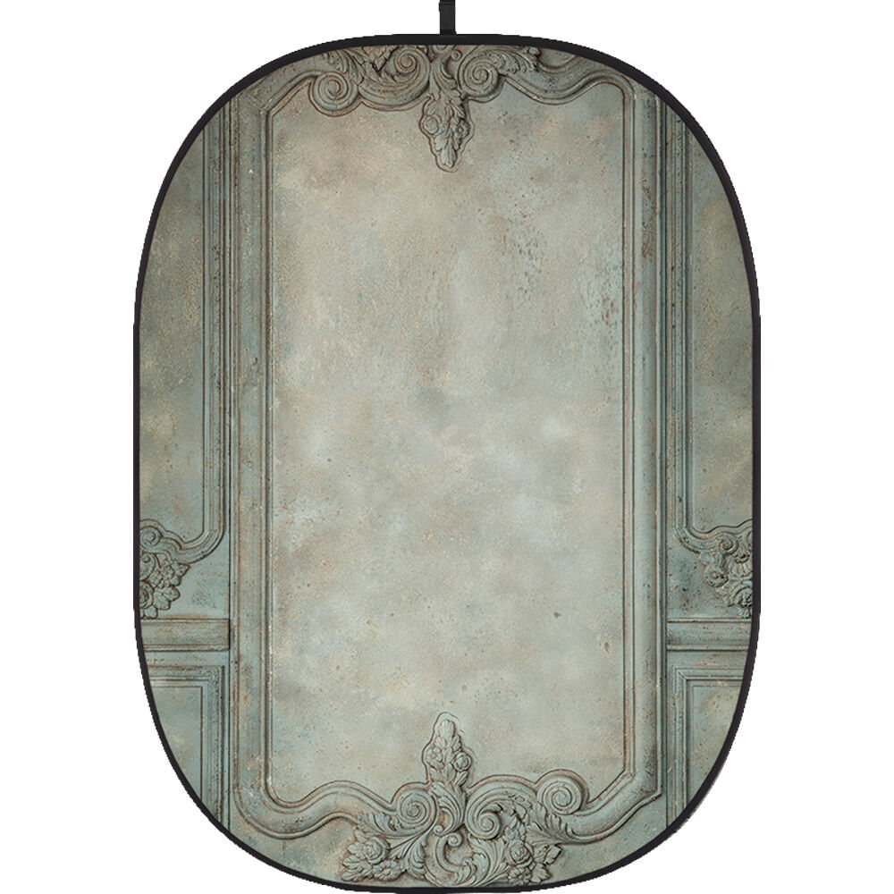 Fondo Colapsable Godox 5 x 6' (Pared Vintage 3) - Sin Arrugas, Estructura Autosoportante, Ideal par